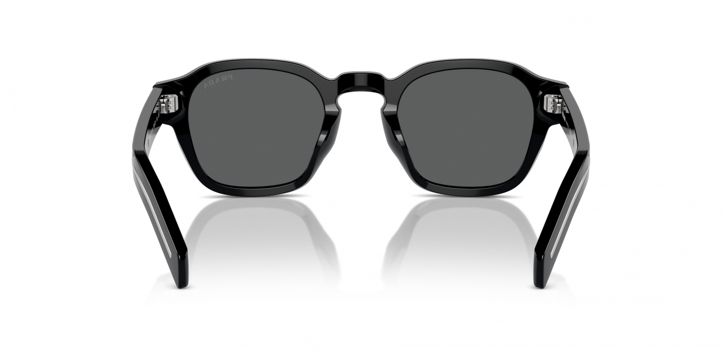Prada PR A16S 16K731 Men's Sunglasses - Black Frame, Dark Grey Lenses