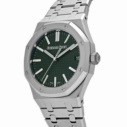 Audemars Piguet Royal Oak 3285 V3 – Swiss Super Clone 15510ST.OO.1320ST.09 Stainless Steel Green Dial (2025)