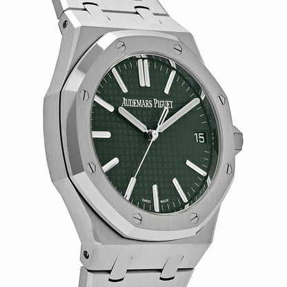 Audemars Piguet Royal Oak 3285 V3 – Swiss Super Clone 15510ST.OO.1320ST.09 Stainless Steel Green Dial (2025)