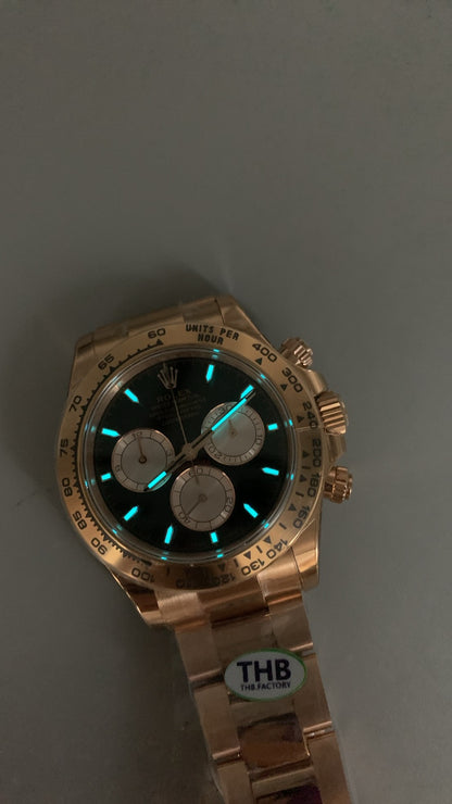 Rolex Daytona 126505 Oro Rosa Esfera Negra Brillante (2024)