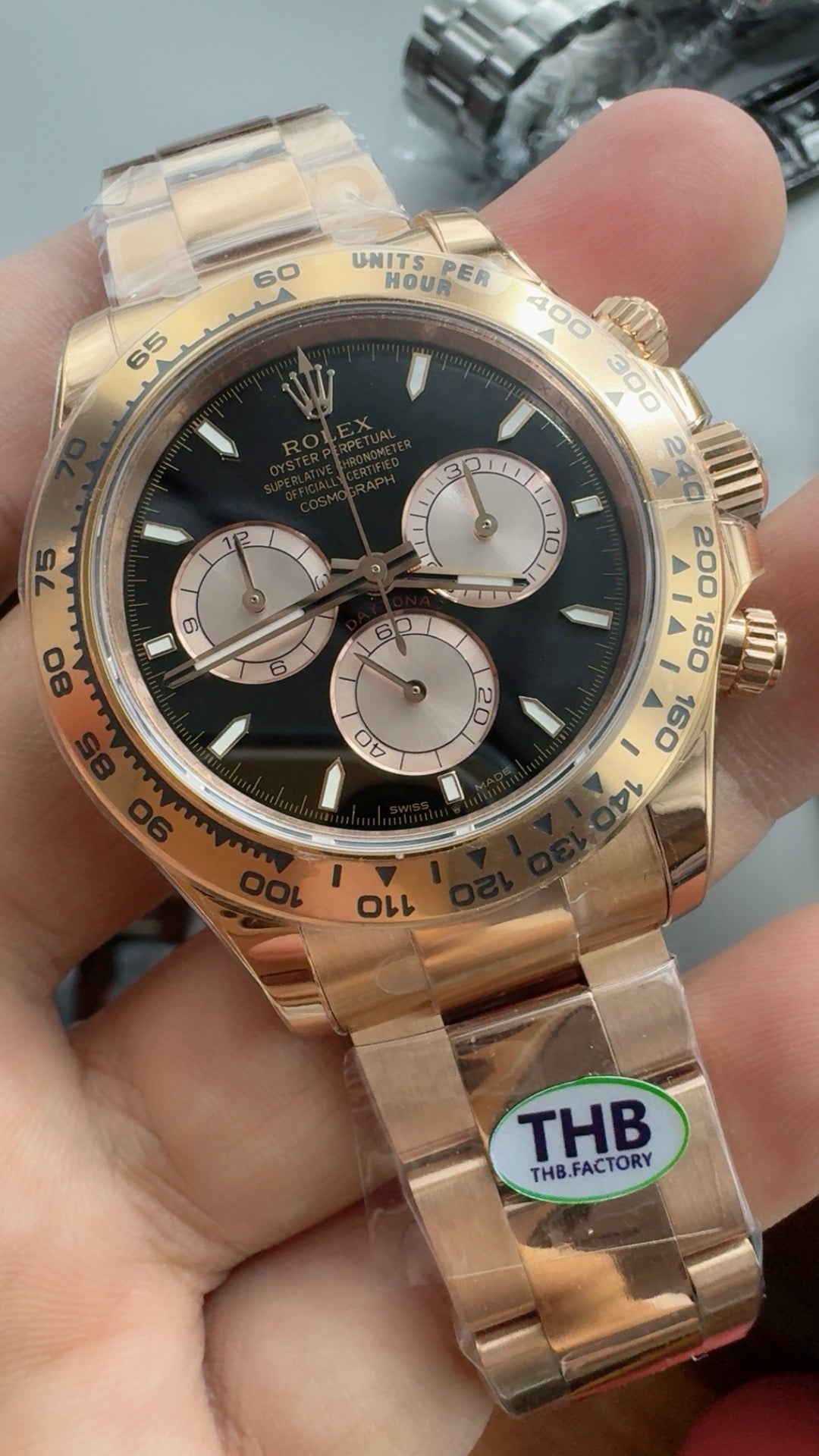 Rolex Daytona 126505 Oro Rosa Esfera Negra Brillante (2024)