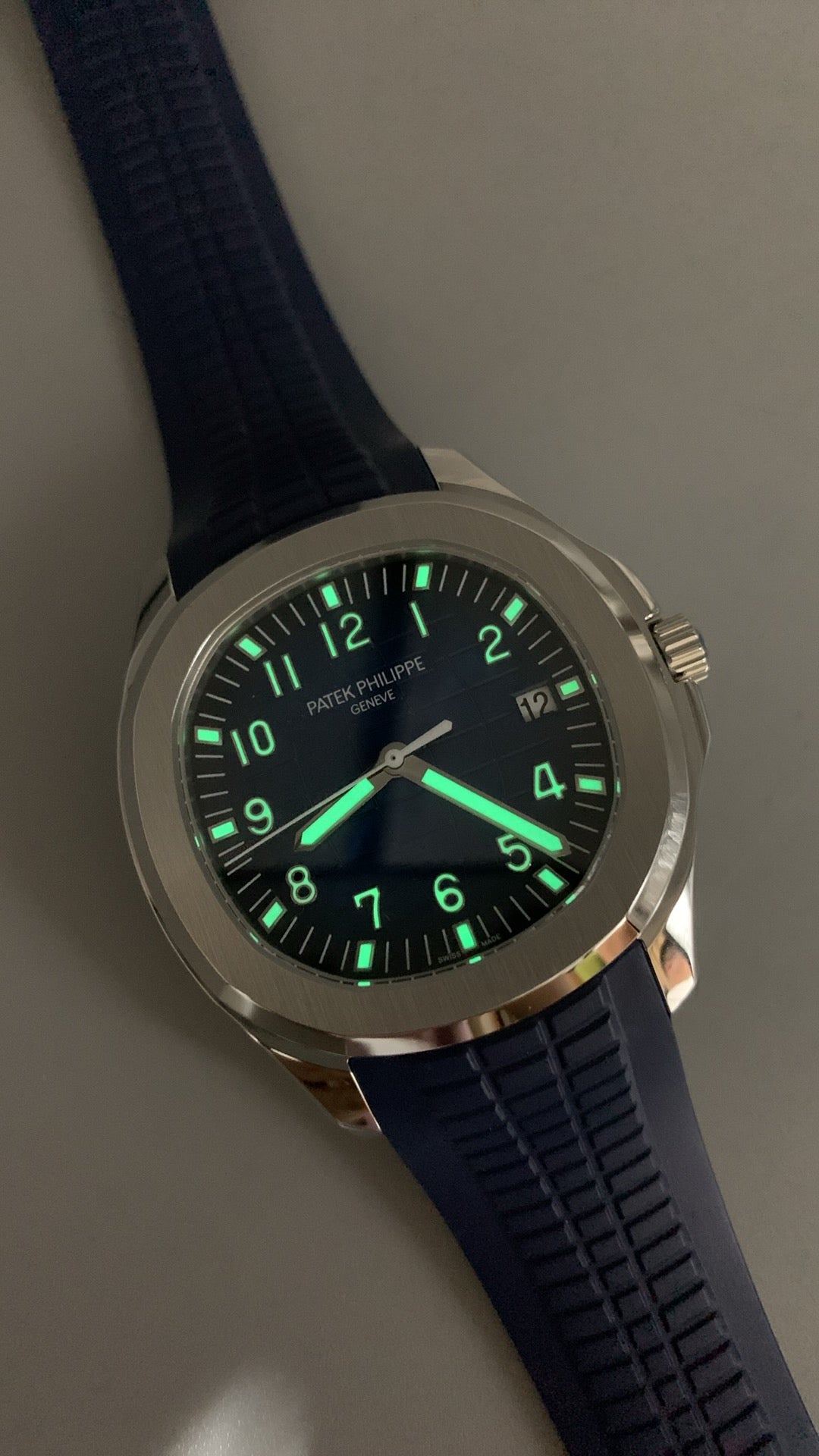 Patek Philippe Aquanaut 5168G-001 Blue Dial - BBF SUPER CLONE - 3285 V3