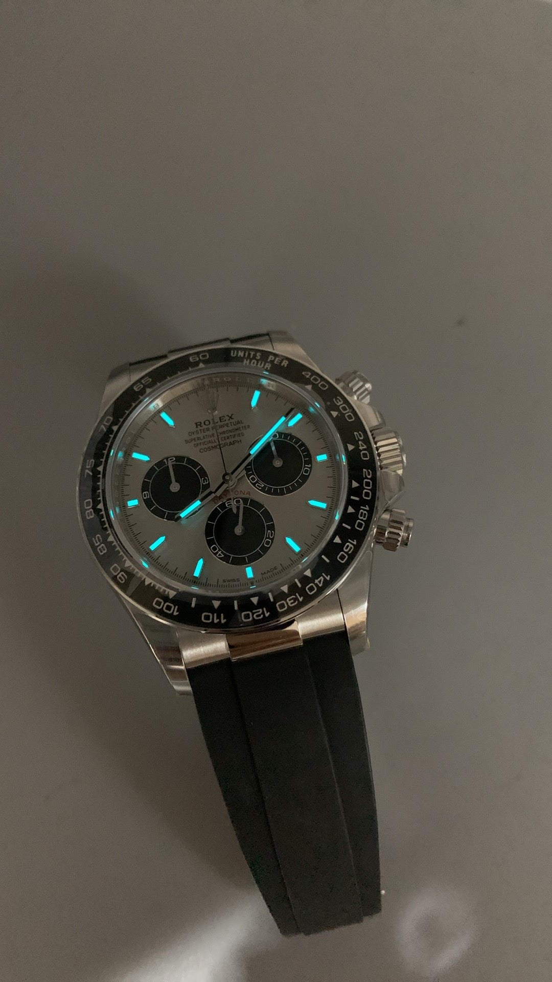Rolex Daytona 116519LN 'Ghost' Oro Blanco Acero y Esfera Negra Brillante