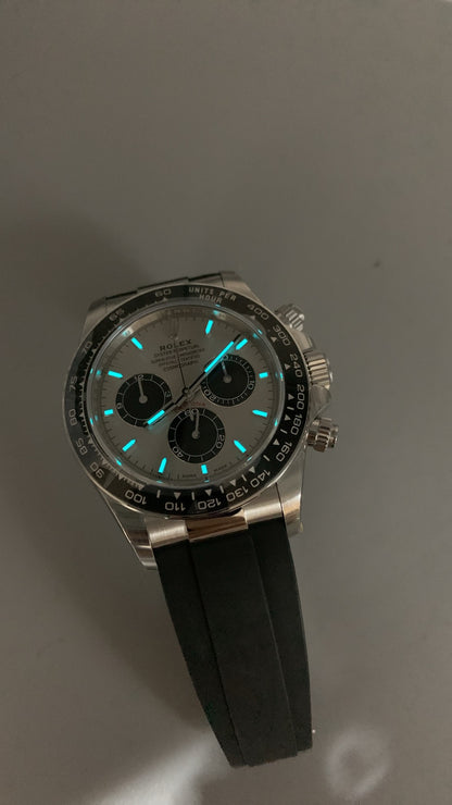 Rolex Daytona 116519LN 'Ghost' Oro Blanco Acero y Esfera Negra Brillante