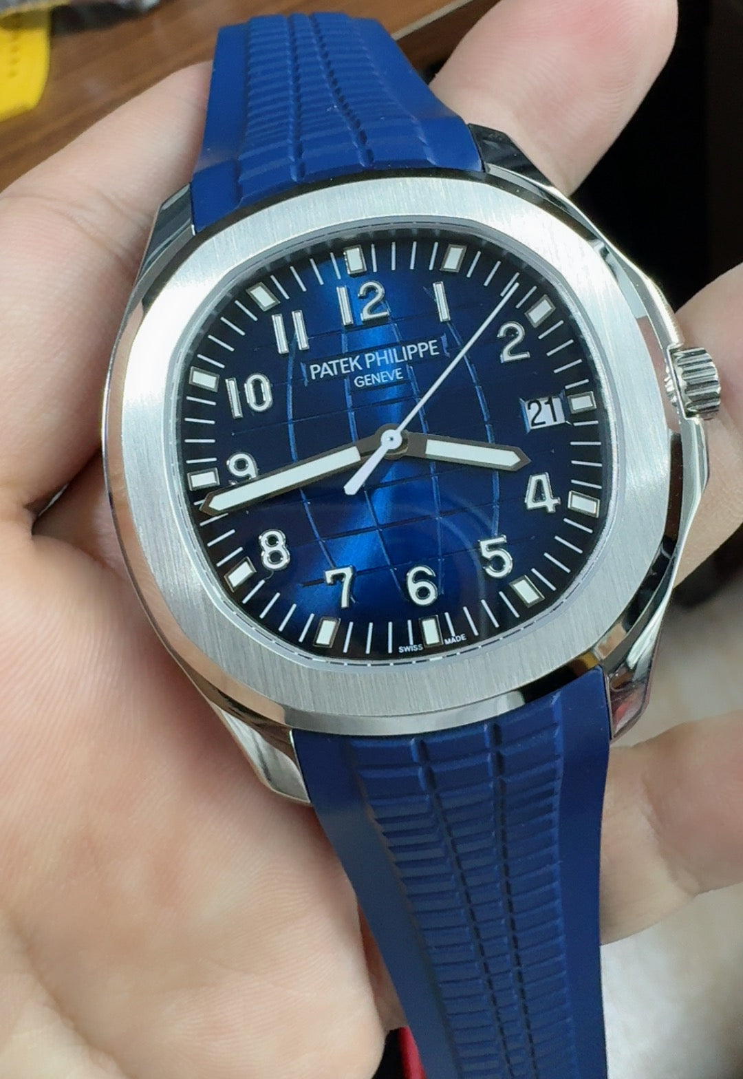 Patek Philippe Aquanaut 5168G-001 Blue Dial - BBF SUPER CLONE - 3285 V3