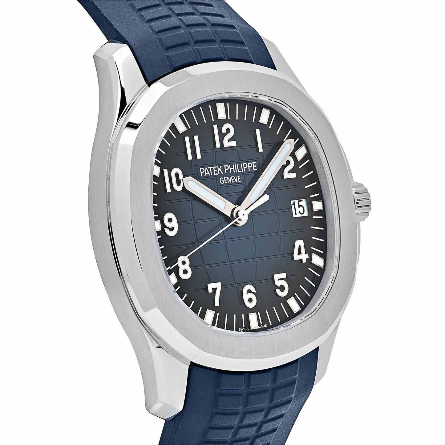 Patek Philippe Aquanaut 3285 V3 – Swiss Super Clone 5168G-001 White Gold Blue Dial (2025)