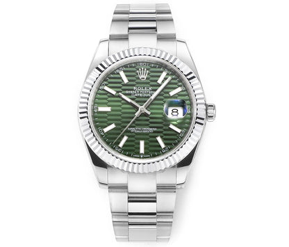 Rolex Datejust 41 126300 Stainless Steel Green Dial Oyster (2025)