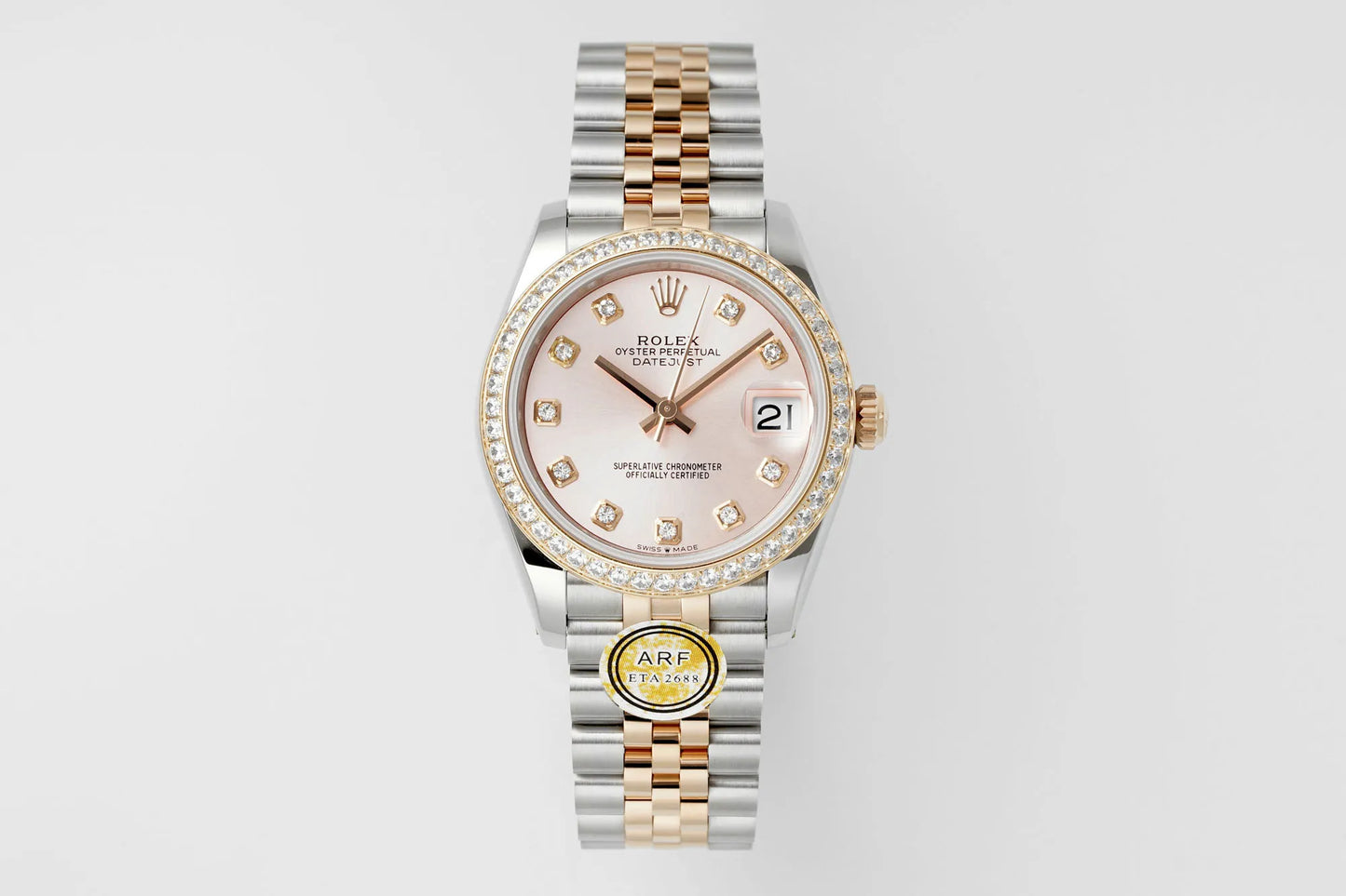 Rolex Datejust 31 278271 'Ladies' Stainless Steel Rose Gold Silver Diamond Dial (2024)