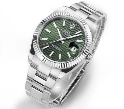 Rolex Datejust 41 126300 Stainless Steel Green Dial Oyster (2025)