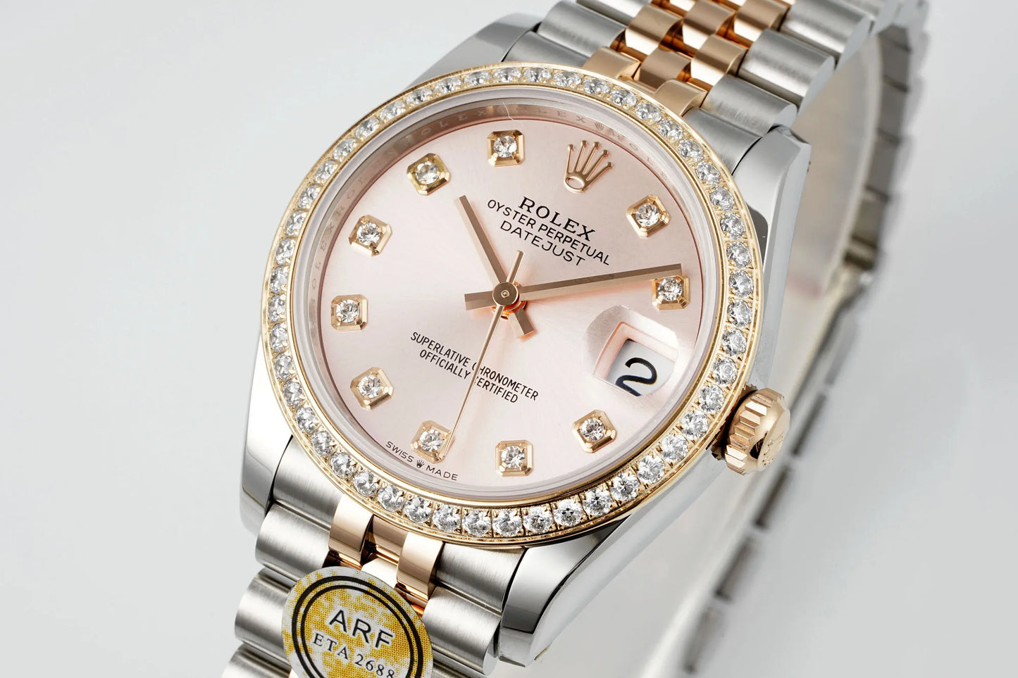 Rolex Datejust 31 278271 'Ladies' Stainless Steel Rose Gold Silver Diamond Dial (2024)