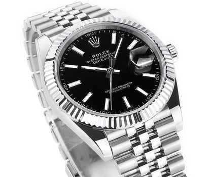 Rolex Datejust 41 126300 Stainless Steel Black Dial Jubilee