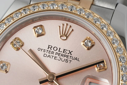Rolex Datejust 31 278271 'Ladies' Stainless Steel Rose Gold Silver Diamond Dial (2024)
