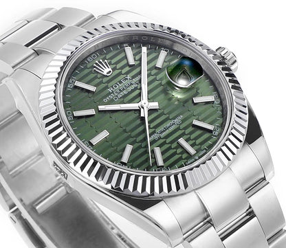 Rolex Datejust 41 126300 Stainless Steel Green Dial Oyster (2025)